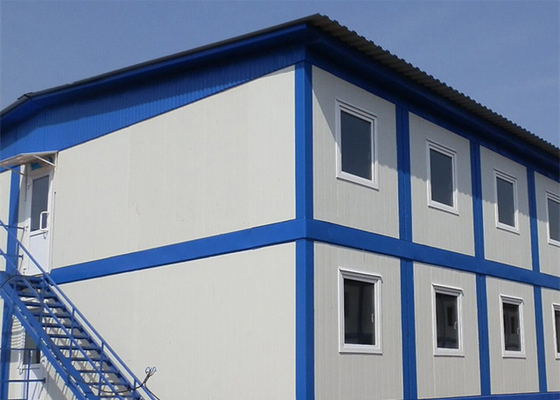 উচ্চ স্থায়িত্ব prefabricated হালকা গেজ ইস্পাত ফ্রেম হাউস সহজ ইনস্টলেশন