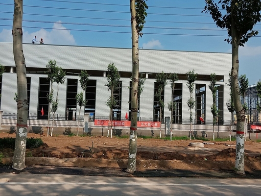 বায়ু প্রতিরোধী Q355 হালকা ইস্পাত কাঠামো কারখানা ভারী লোড