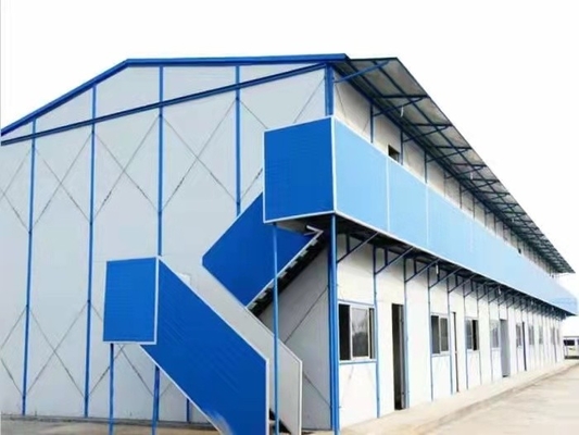 হট ডিপ গ্যালভানাইজড এলজিএসএফ হাউস Q355B হালকা ইস্পাত ফ্রেম বাড়ি দ্রুত একত্রিত করা