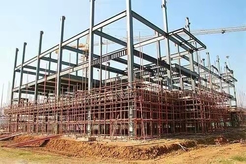 বায়ু প্রতিরোধী দুই তলা লাইট গেজ ইস্পাত ভিলা পাতলা প্রাচীর এলজিএসএফ ঘর নির্মাণ