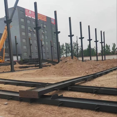 ওভারহেড ক্রেন সহ হেভি ডিউটি ​​3D স্টিল স্ট্রাকচার ওয়ার্কশপ বিল্ডিং