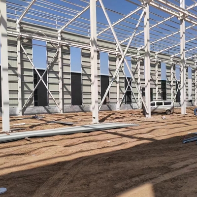 উপাদান গুদাম বিল্ডিং জন্য ছাদ Purlins গ্যালভানাইজড ইস্পাত নির্মাণ